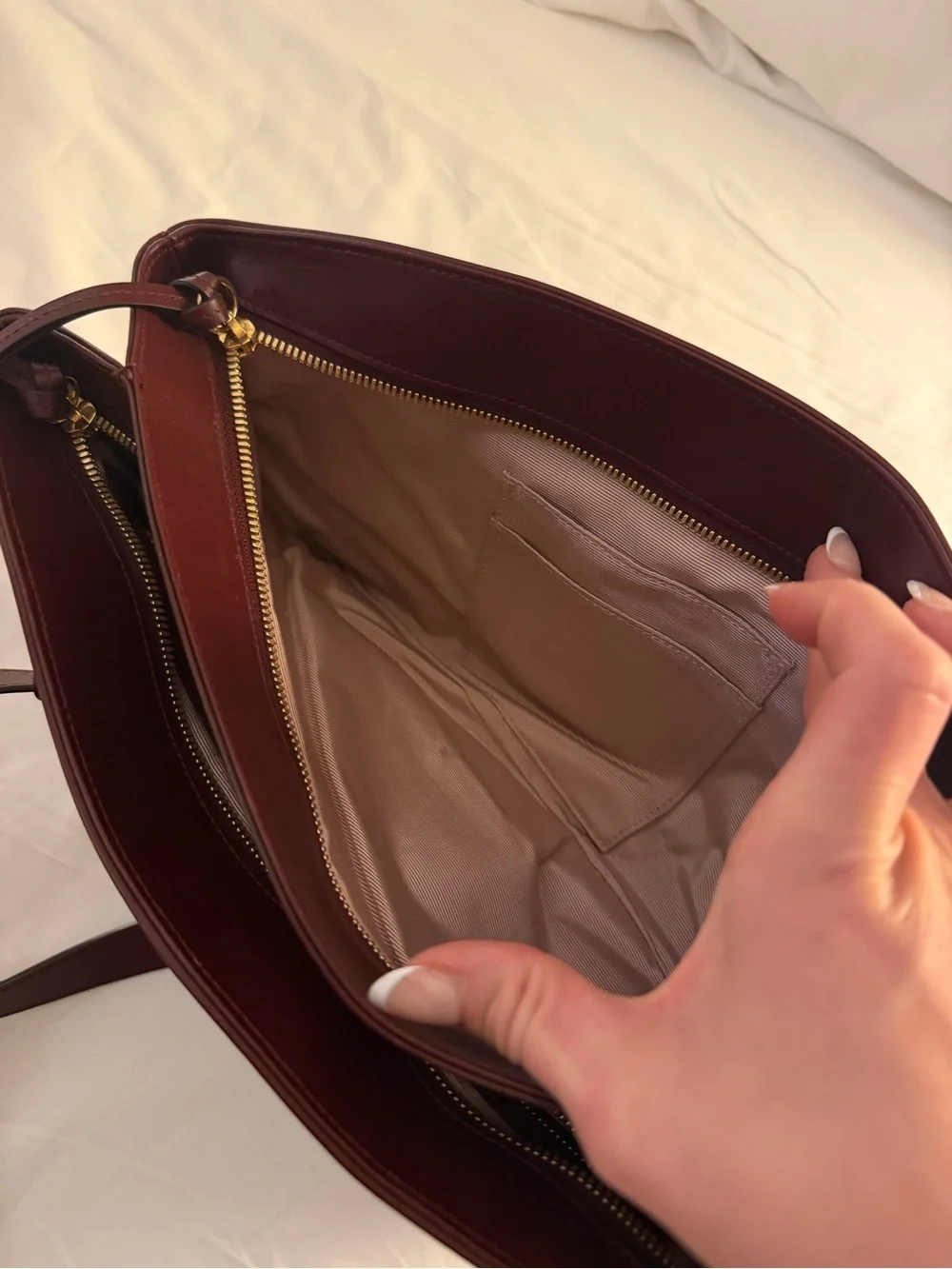 Gucci Arli leather bag in burgundy (Bordeaux) - Picture 9 of 10